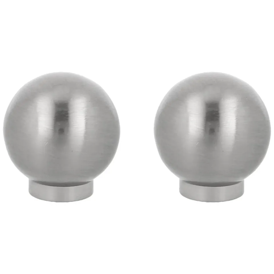 Amig Mod. 813 pomelli mobili D24 mm nichel 2 pezzi