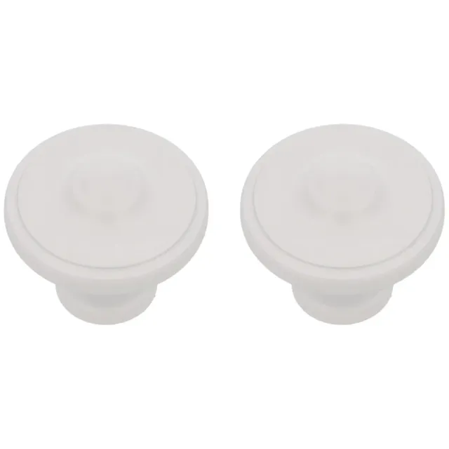 Amig 810 pomello mobili bianco Ø33 mm 2 pezzi zamak