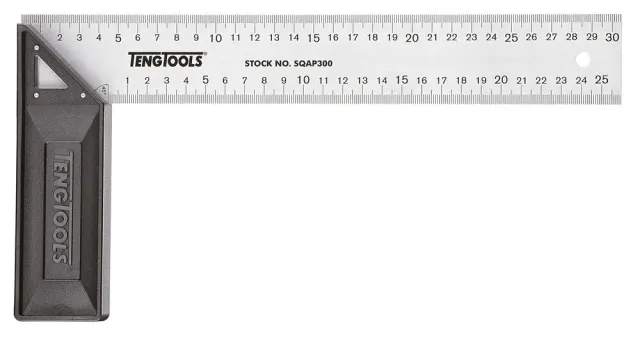 TengTools Squadra Alluminio 300 mm