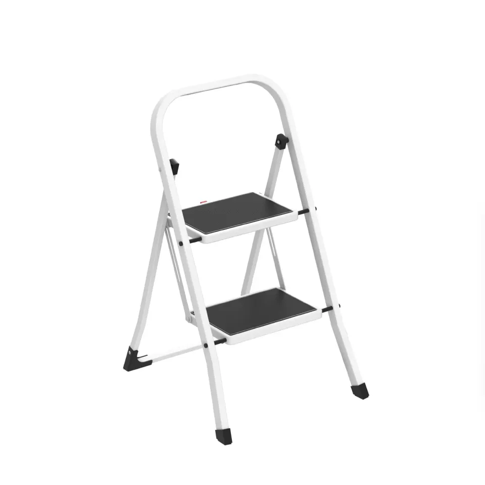 Amig scala pieghevole 2 gradini acciaio bianca 150 kg