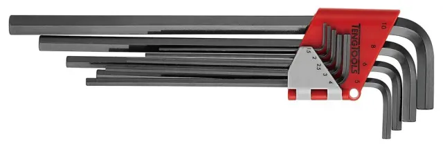 TengTools Set Chiavi Esagonali Extra Lunghe 9 Pezzi mm
