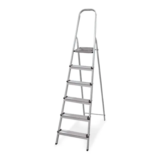 Amig scaletta pieghevole 6 gradini alluminio 150 kg