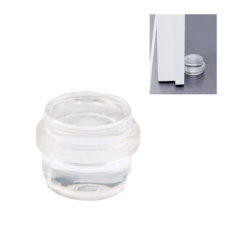 Amig Fermaporta Adesivo Trasparente Gomma Ø30x30 mm