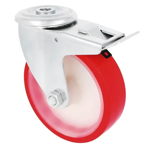Amig Set 4 Ruote Ø 80 mm con Freno Foro 100 kg