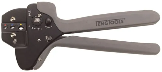 TengTools Pinza Crimpatrice a Cricchetto 3 Teste