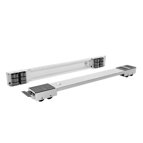 Amig Base Lavatrice Acciaio 125 kg 44-70 cm Set 2 Pz Bianche