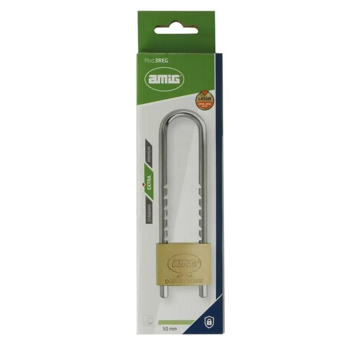 Amig Lucchetto Sicurezza Ottone 50mm Arco 63-150mm