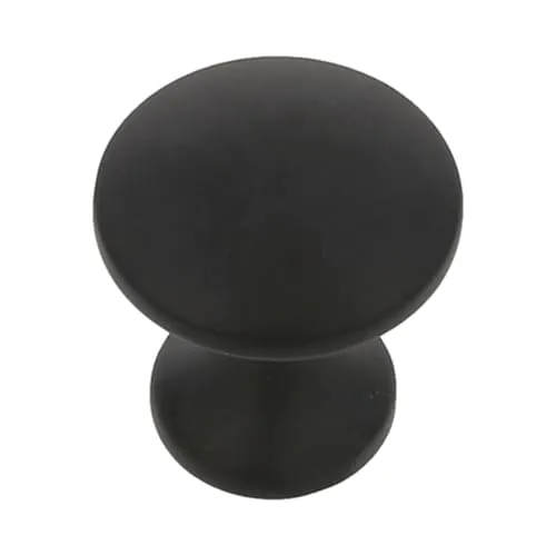 Amig 805 pomelli mobili Ø24 mm nero opaco 2 pz zamak