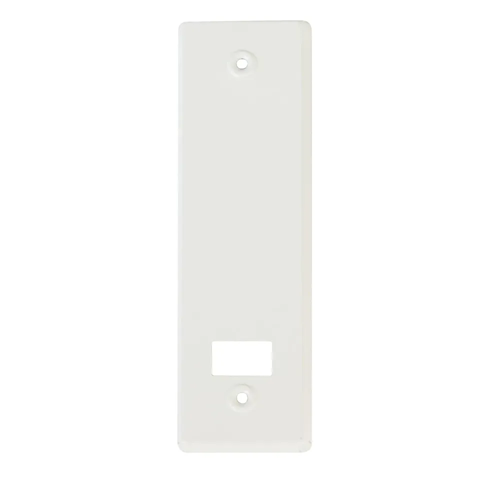 Amig copriforo tapparella alluminio bianco 22,2x6,5 cm