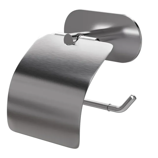 Amig Ea-4 portarotolo adesivo argento opaco inox