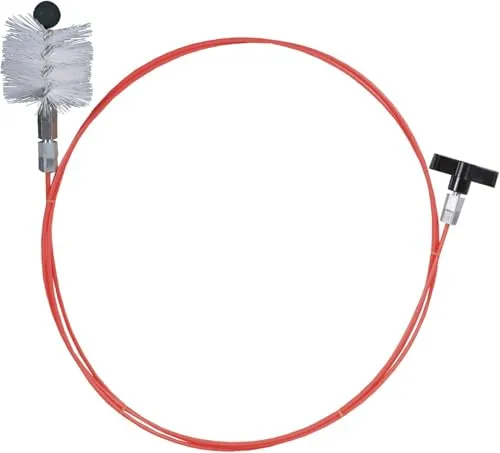 Ribimex PRFU8050 kit pulizia canna fumaria 5 m scovolo 80 mm nylon