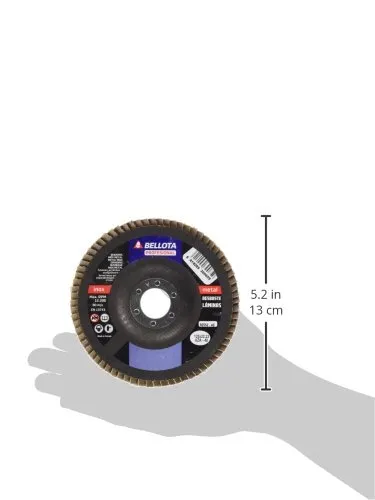 Bellota Disco Lamellare 125 mm Inox-Metallo Zirconio