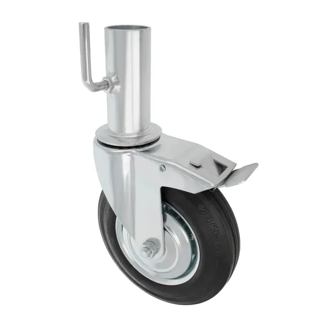 Amig ruota ponteggio maschio freno gomma Ø200 mm 200 kg