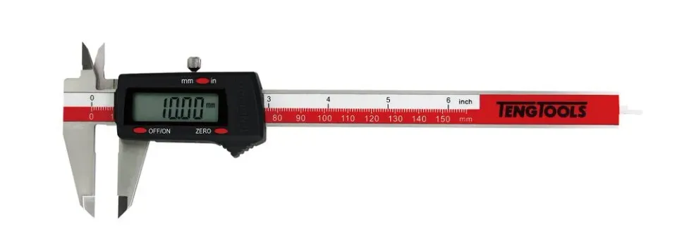 TengTools Calibro Digitale 0-150 mm Acciaio