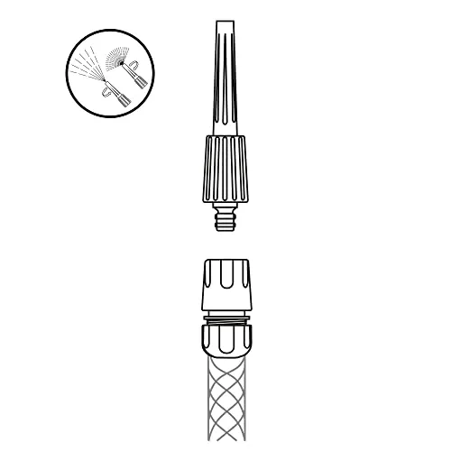 Amig Kit Irrigazione Lancia + Raccordo 1/2ABS 2 Pz