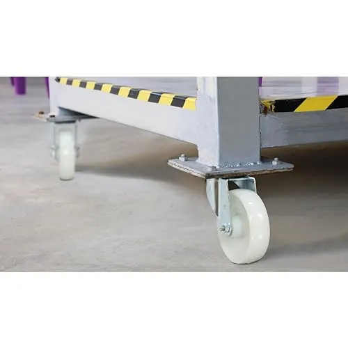 Amig Ruote Ø125 mm Set 4 Piastra Nylon Bianco
