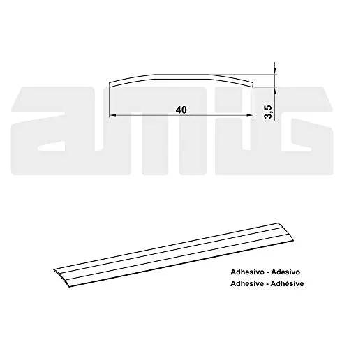 Amig Mod. 3 Profilo Pavimento Adesivo 72 cm Quercia