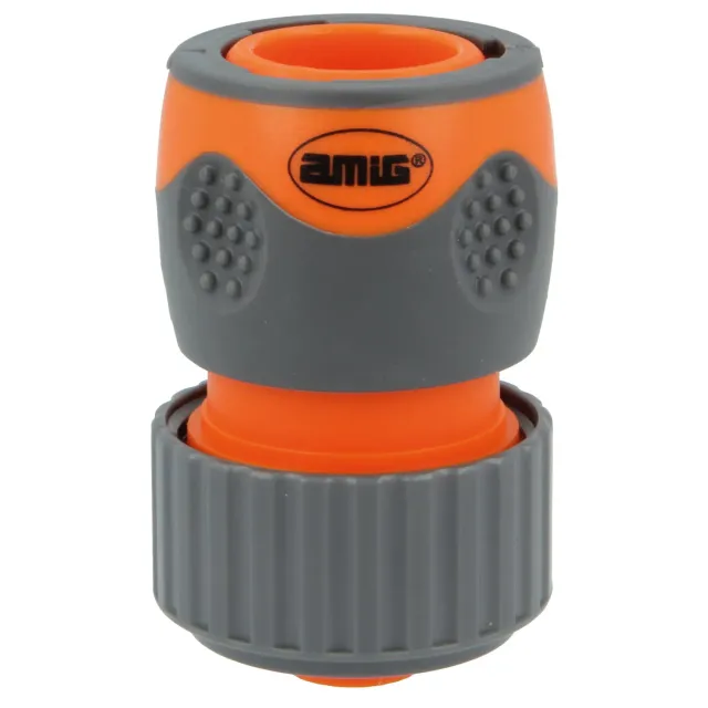 Amig connettore rapido tubo 3/4" arancione-grigio
