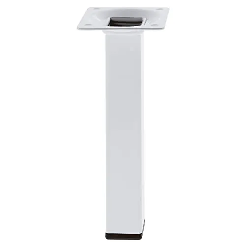Amig gamba tavolo quadrata acciaio 25x25x100 mm bianca