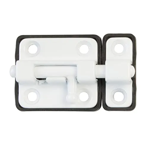 Amig 383 Catenaccio Verticale 38x34mm Bianco Acciaio