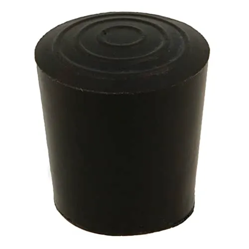 Amig 656 puntale esterno rotondo Ø25 mm gomma nera