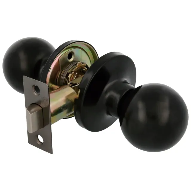 Amig Pomolo a Sfera Ottone Nero Passante