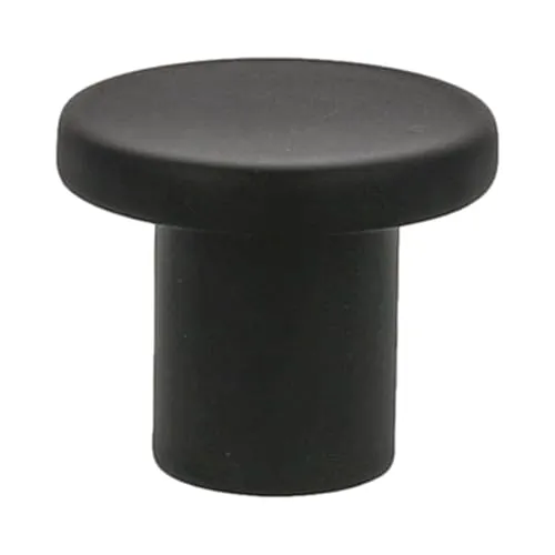 Amig 800 pomelli mobili Ø25 mm nero opaco 2 pezzi zamak