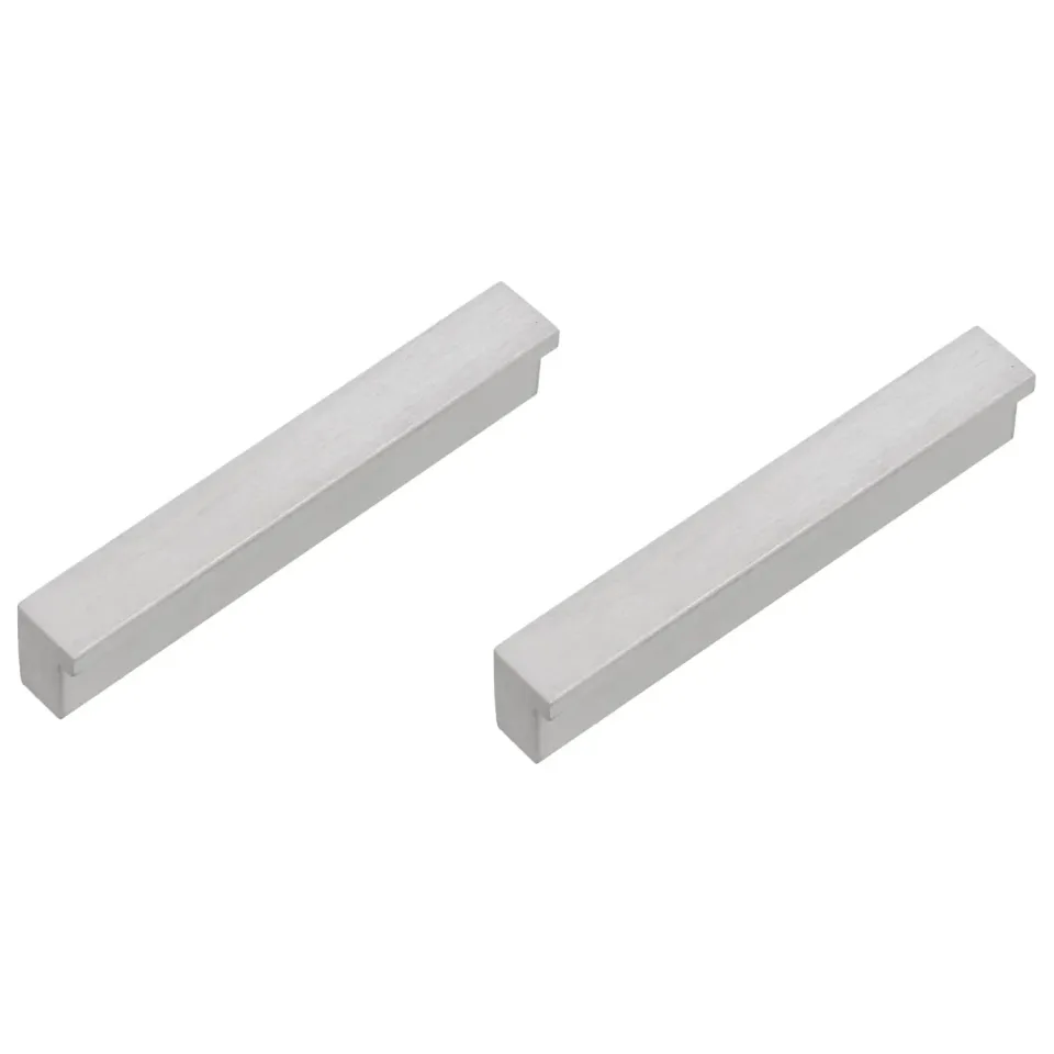 Amig 849 Maniglie Mobili 96 mm Alluminio Argento 2 Pezzi