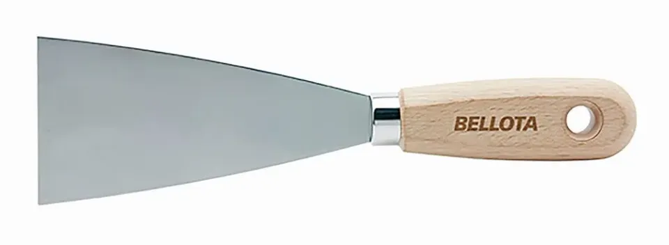 Bellota spatola acciaio carbonio 80 mm manico legno