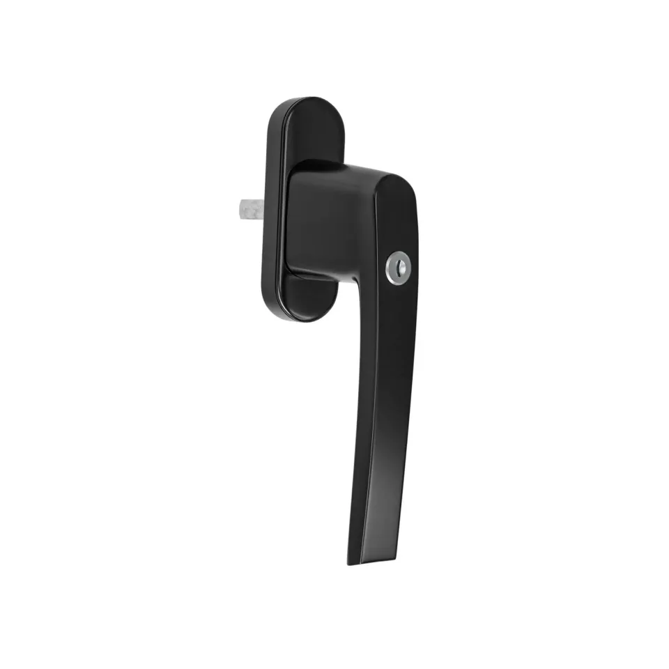 Amig 2550 Maniglia Finestra con Chiave Nera Alluminio