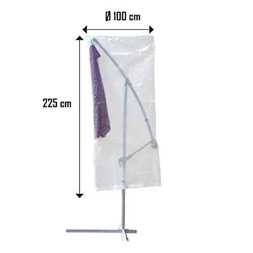Ribimex PRH090225X100 telo ombrellone trasparente 100x225 cm