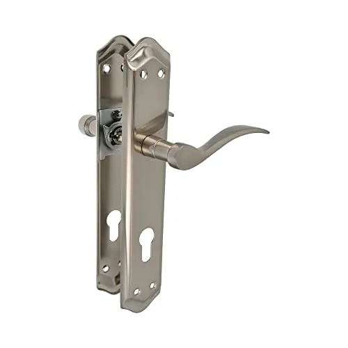 Amig Maniglia Placca Ottone Argento 85 mm 256x48 mm