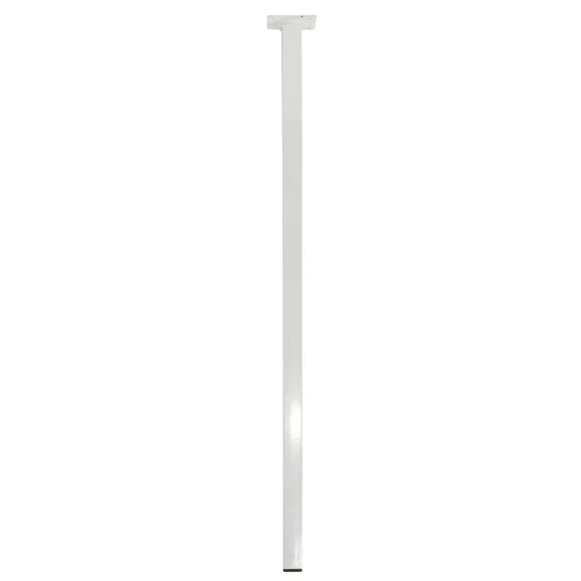 Amig Mod. 3 Gamba Tavolo 25x25x600 mm Acciaio Bianco