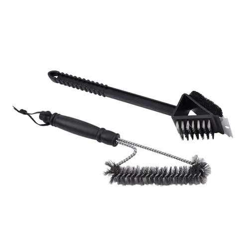 Amig AM23 kit pulizia barbecue 37x6 cm in acciaio inox
