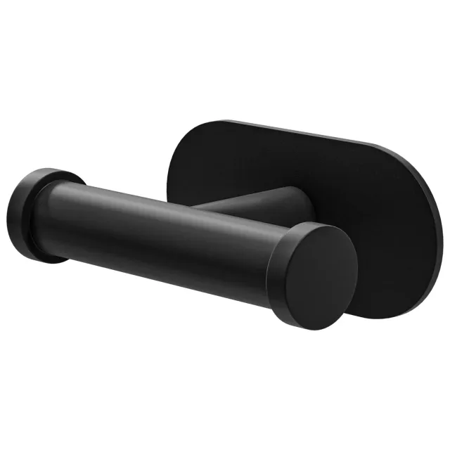 Amig Ea-5 Gancio Bagno Adesivo Nero Opaco Inox