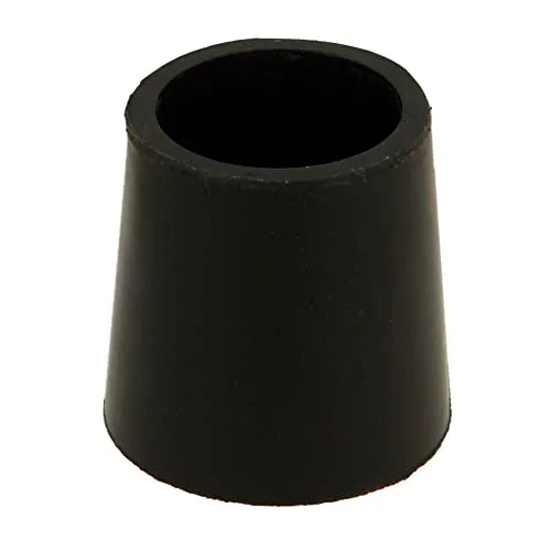Amig 656 puntale esterno rotondo Ø25 mm gomma nera