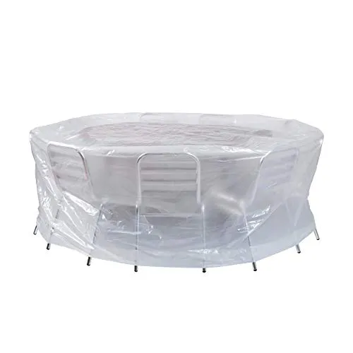 Ribiland Ribimex Eco Platinium copertura tavolo rotondo Ø200x80 cm