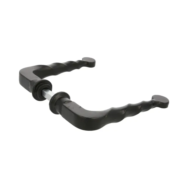 Amig 101SP maniglie cancello nere 2 pezzi rustiche