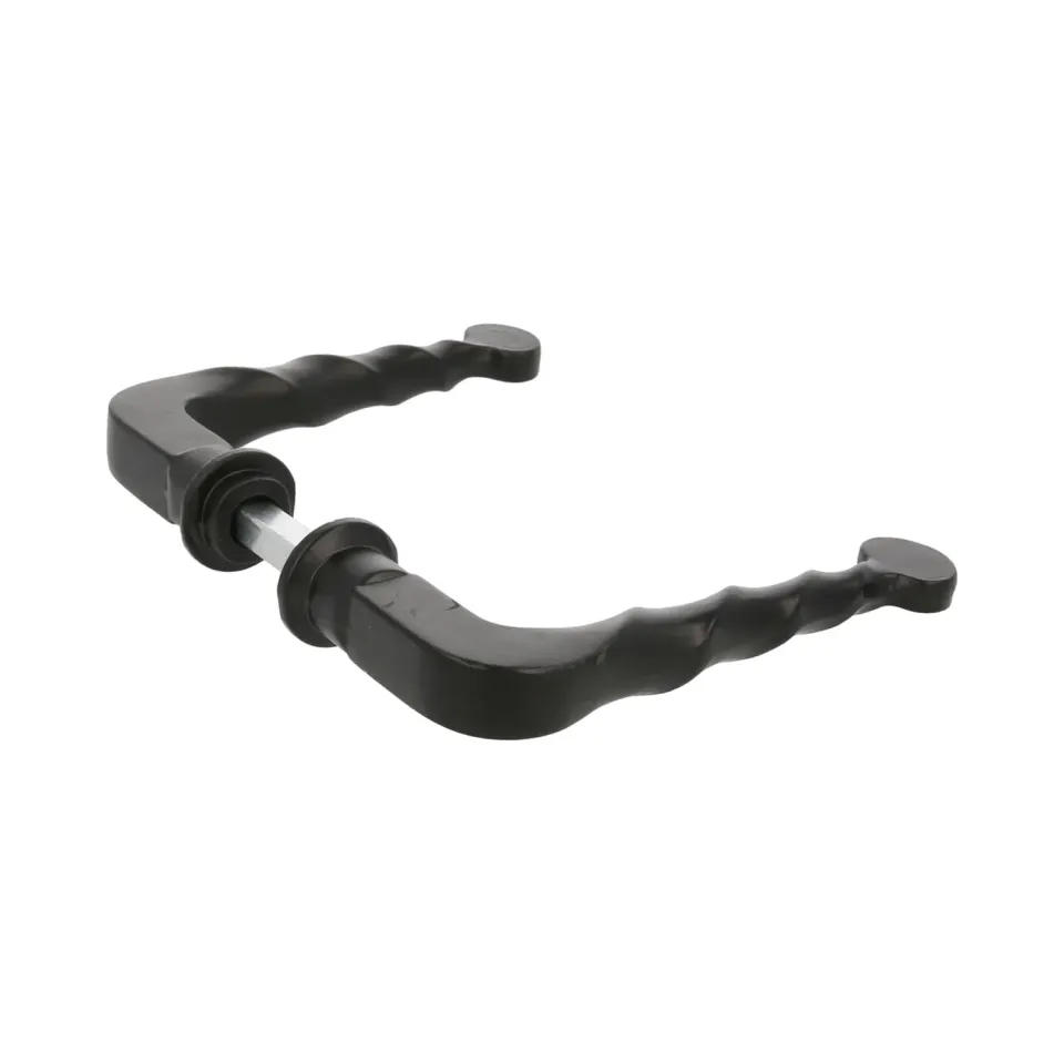 Amig 101SP maniglie cancello nere 2 pezzi rustiche