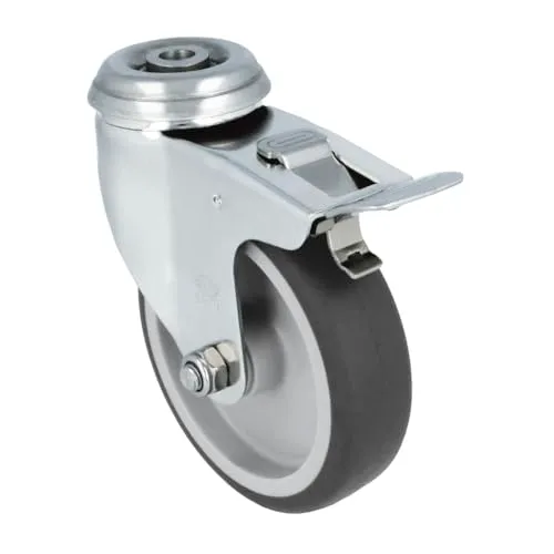 Amig set 4 ruote girevoli 100 mm con freno 90 kg
