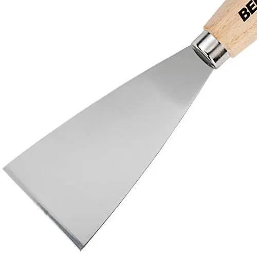 Bellota spatola 50 mm acciaio manico legno stuccatura