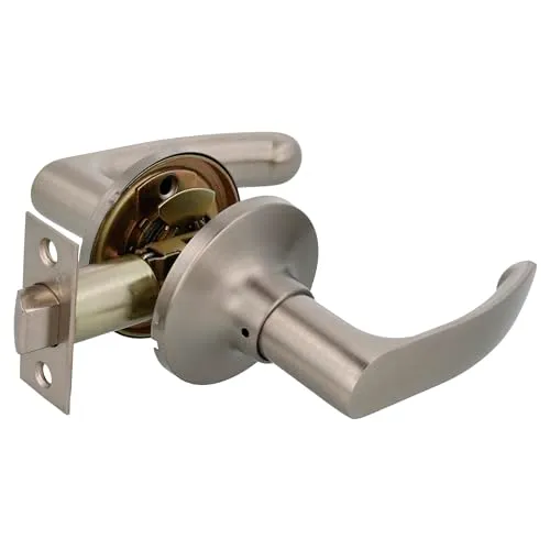 Amig set maniglie porte interne argentate scrocco 60/70 mm