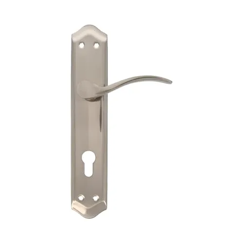 Amig Maniglia Placca Ottone Argento 85 mm 256x48 mm