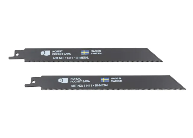 Nordic Pocket Saw Lama Metallo 20 cm 8 Denti Acciaio Svedese