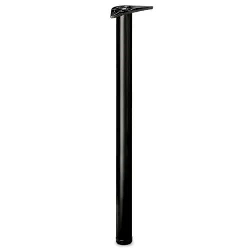 Amig Gamba Tavolo Regolabile Acciaio Nero 870 mm 15 kg