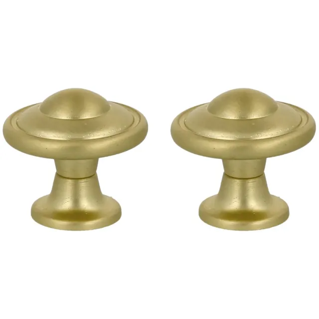 Amig 809 pomelli mobili oro spazzolato Ø30 mm 2 pz