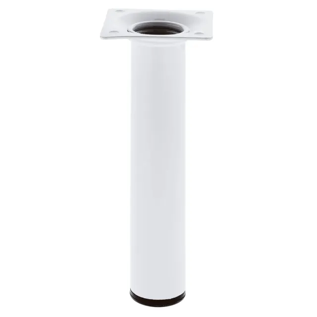 Amig Gamba Rotonda 30x300 Gamba Mobile Bianco Acciaio