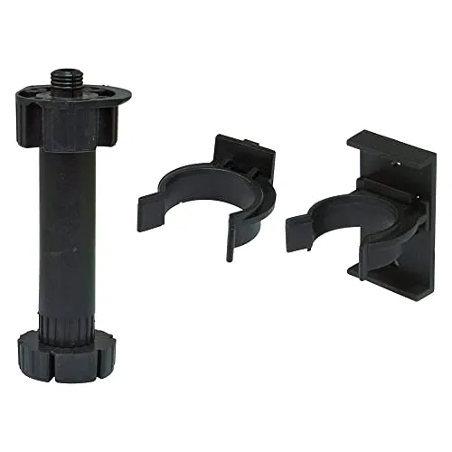 Amig Mod. 9 piedini cucina regolabili kit 4 pezzi neri
