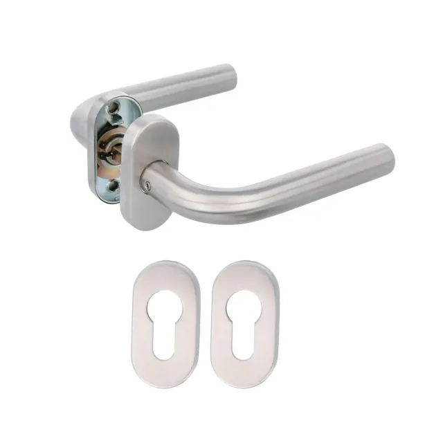 Amig Modello 4 O set maniglie porte inox opaco