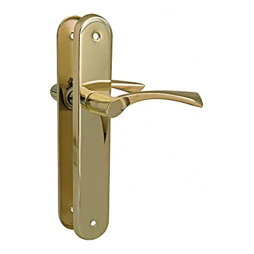 Amig maniglia placca ovale ottone set 2 pezzi